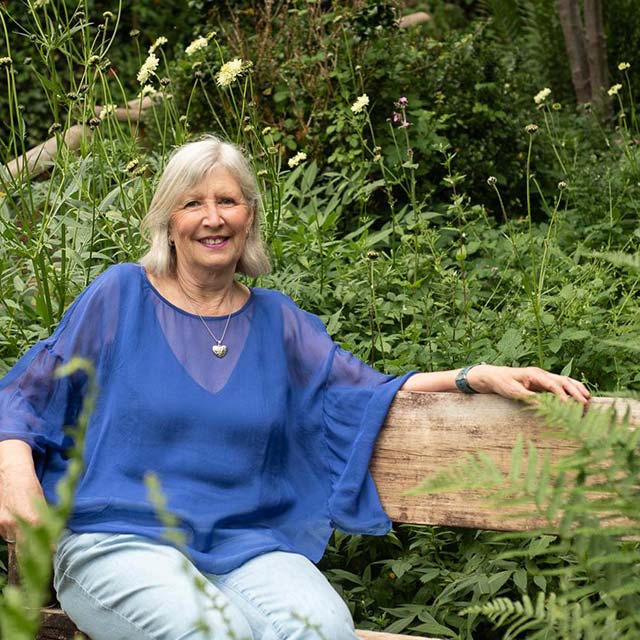 Photo Sue Reader Relaxed On Bench